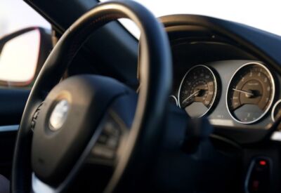 Close up interior shot of the BMW 4-Series Convertible.
