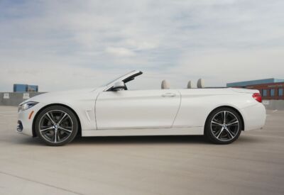 Wide shot of the BMW 4-Series Convertible.