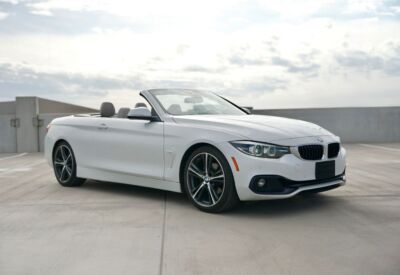 Frontal side angle shot of the BMW 4-Series Convertible.