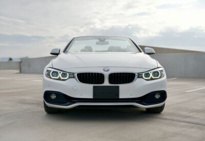 Frontal shot of the BMW 4-Series Convertible.