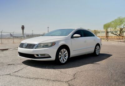front angle shot of the Volkswagen CC
