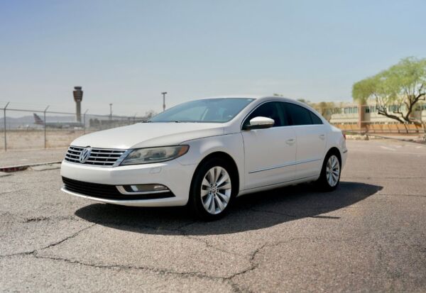 front angle shot of the Volkswagen CC