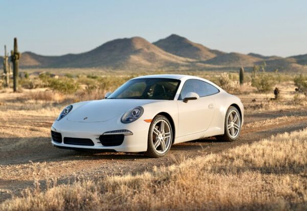 front angle shot of a Porsche 911