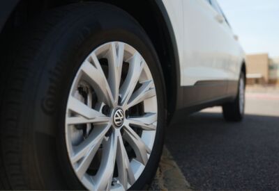 Close up of the Volkswagen Tiguan wheel
